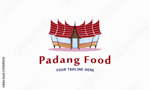 Rumah makan padang logo, Padang food restaurant logo, Restaurant Padang, Padang food logo