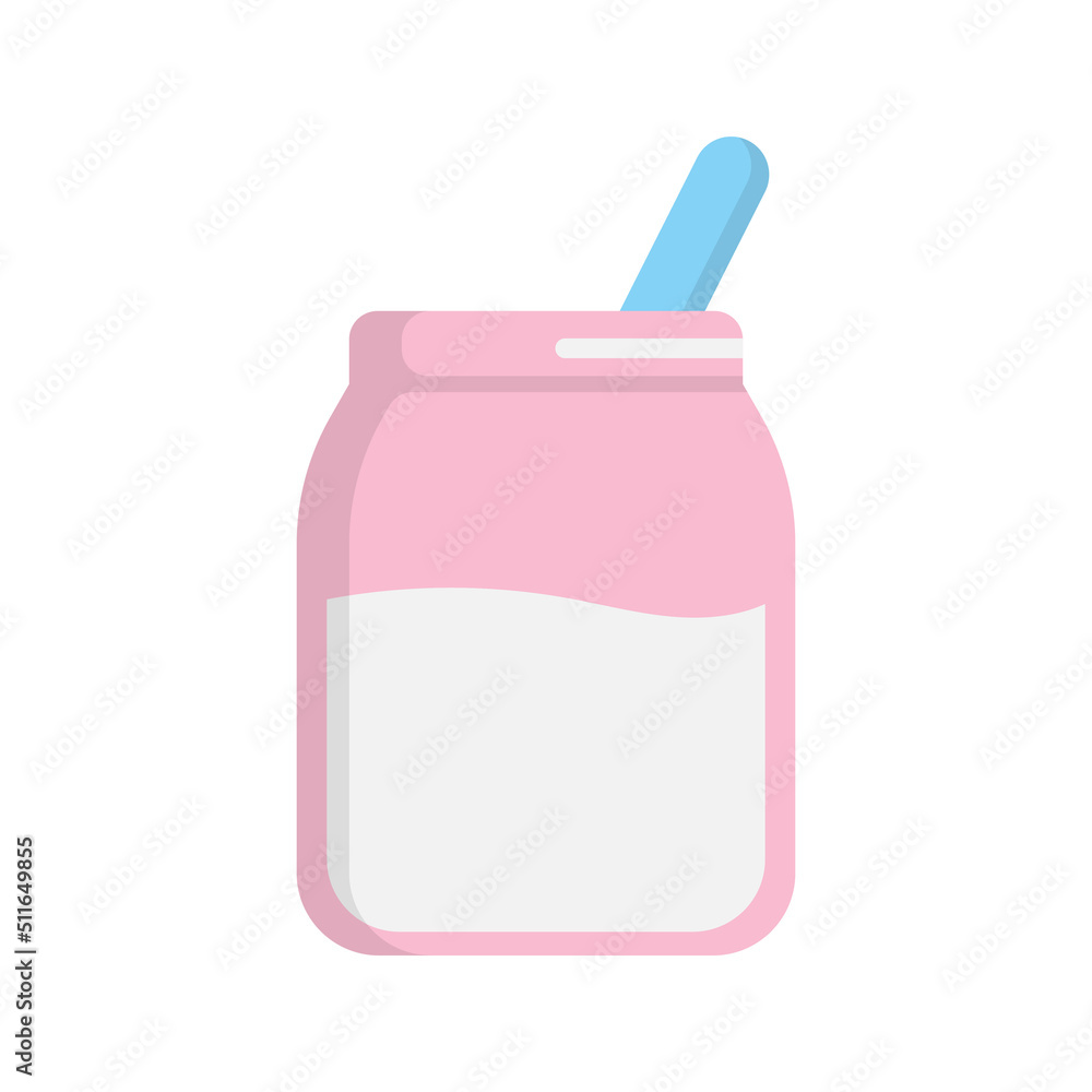 Baby food icon design template vector illustration Baby food icon design template vector illustration