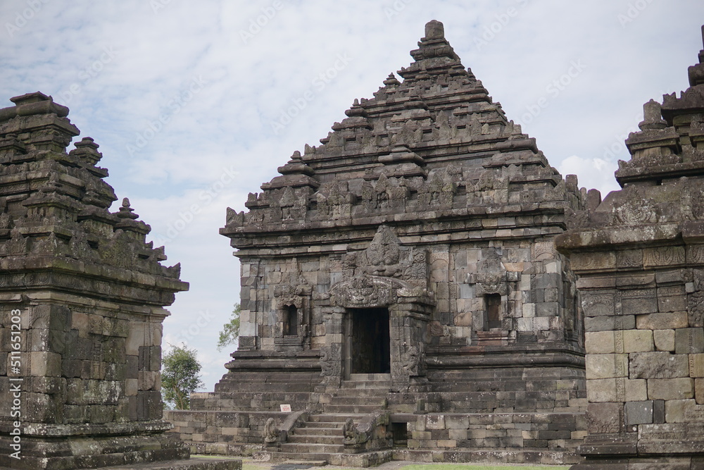 The exoticism of the architecture of the Ijo temple in Yogyakarta, the Ijo temple is the highest temple in Yogyakarta. built in 850 AD by the ancient Mataram kingdom The exoticism of the architecture of the Ijo temple in Yogyakarta, the Ijo temple is the highest temple in Yogyakarta. built in 850 AD by the ancient Mataram kingdom