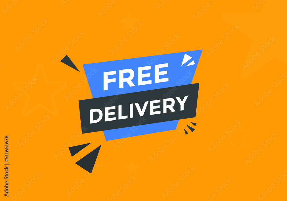Free delivery text button. Web button banner template Free delivery
