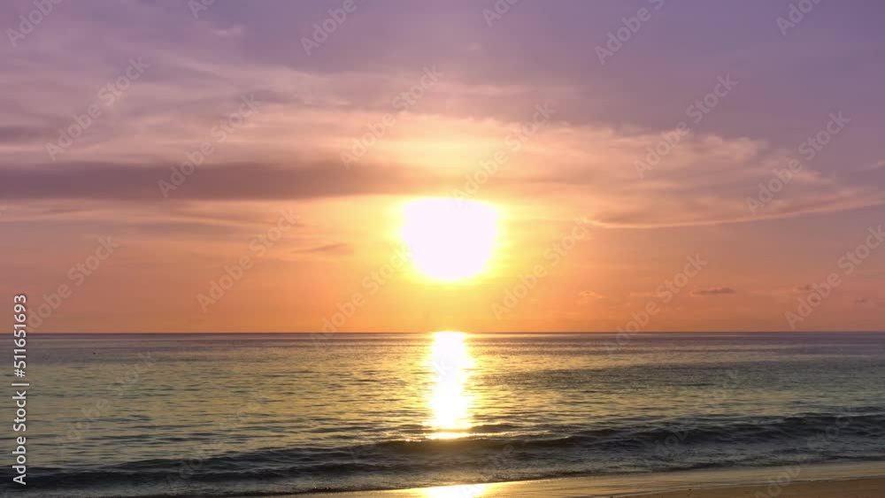 Beautiful sky sunset or sunrise over sea surface beautiful wave Amazing light twilight sky sunset. Cinematic footage beautiful light of nature seascape Landscape Beautiful sky sunset or sunrise over sea surface beautiful wave Amazing light twilight sky sunset. Cinematic footage beautiful light of nature seascape Landscape