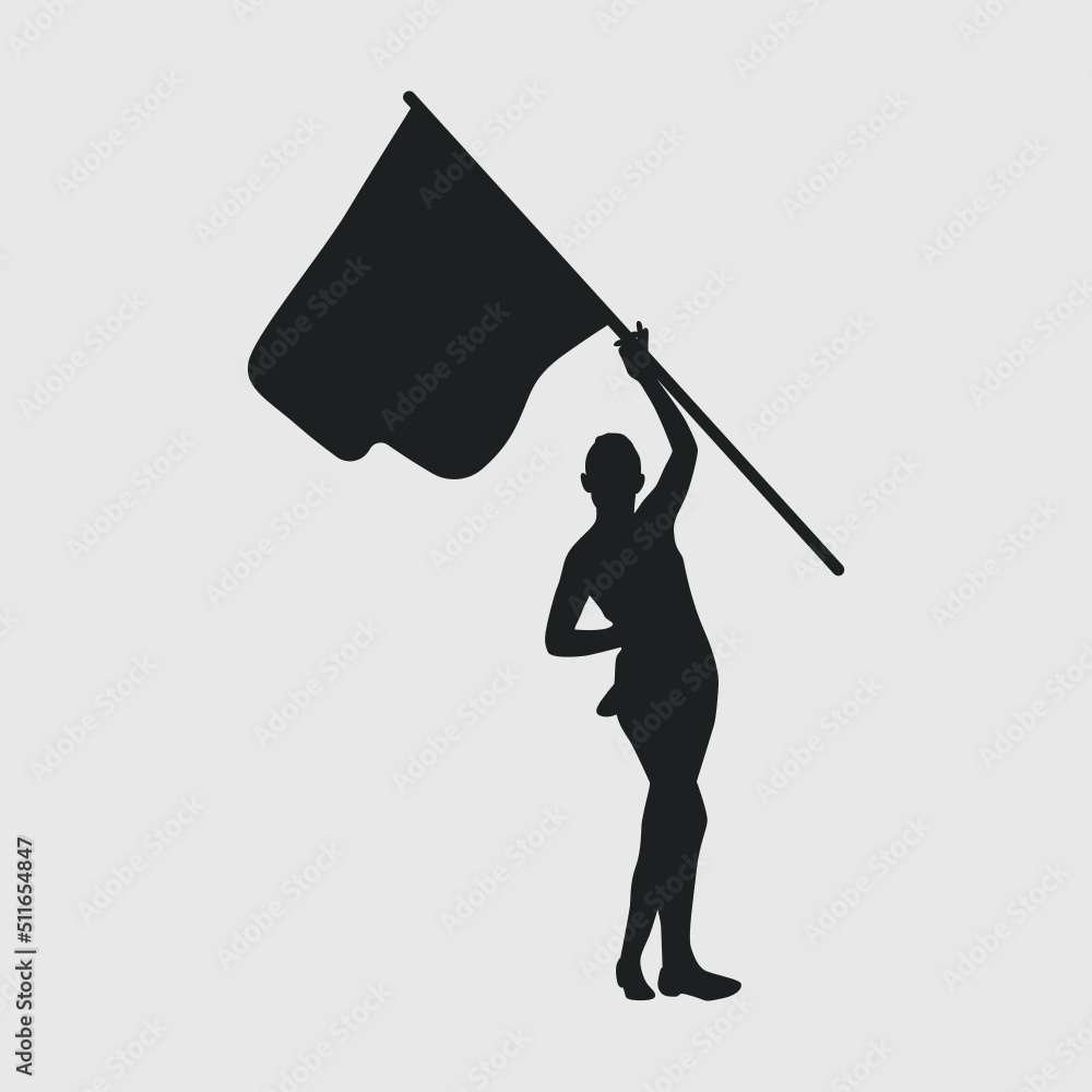 Color Guard Flags SVG Bundle, Marching Band Svg, Female Color Guard Svg, Color Guard Svg Stock