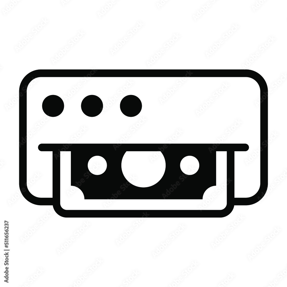 ATM machine Finance Related Vector Line Icon. Editable Stroke Pixel Perfect. ATM machine Finance Related Vector Line Icon. Editable Stroke Pixel Perfect.