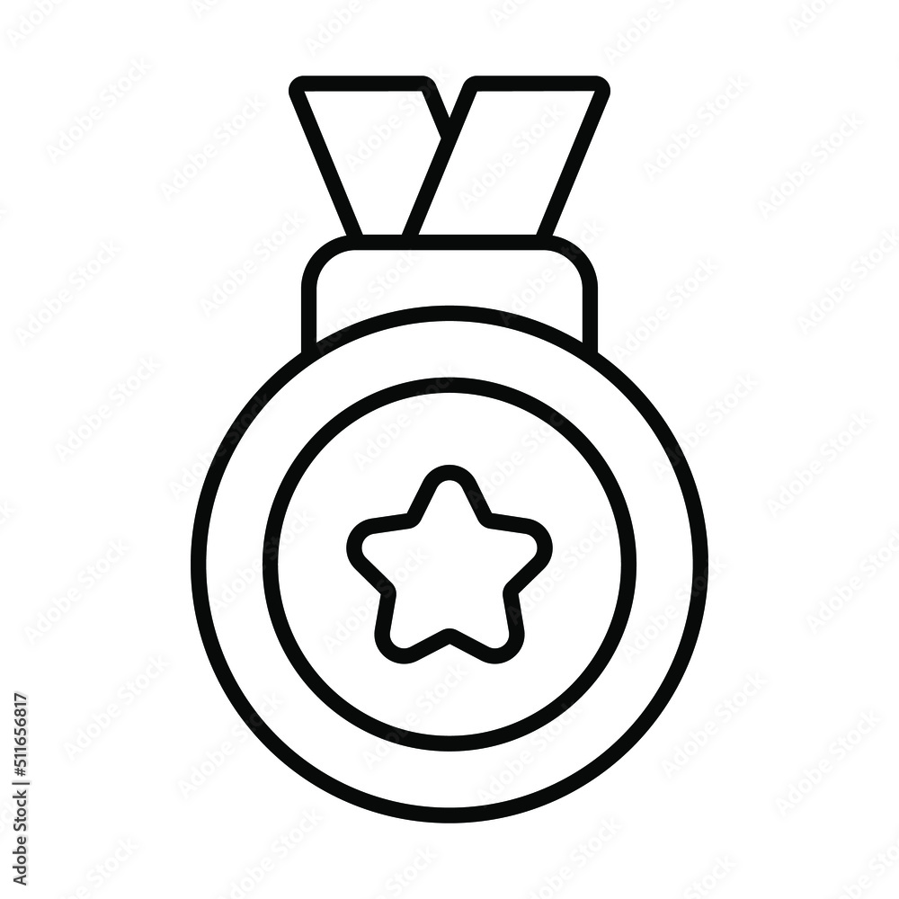 meddle of honor Finance Related Vector Line Icon. Editable Stroke Pixel Perfect. meddle of honor Finance Related Vector Line Icon. Editable Stroke Pixel Perfect.