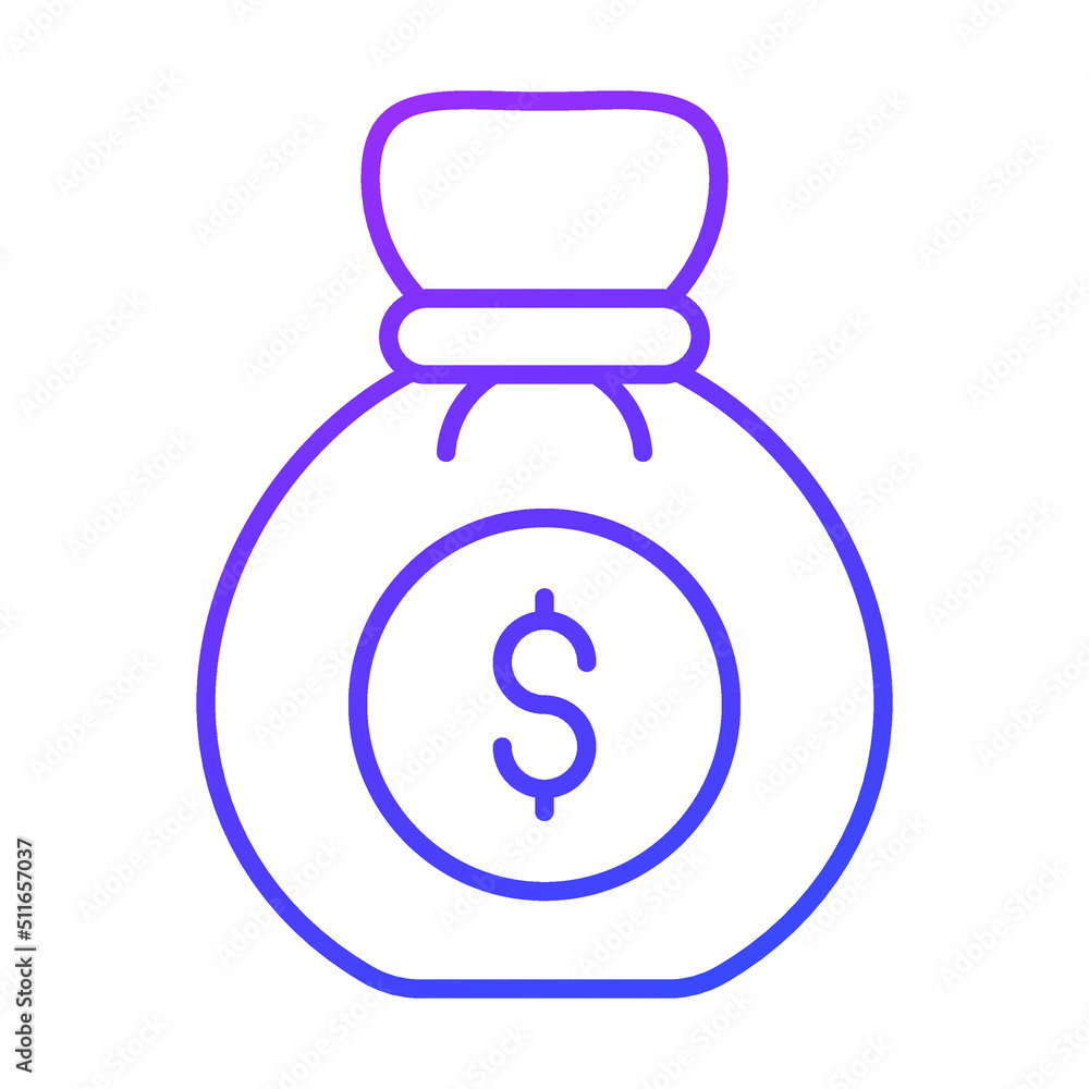 money bag Finance Related Vector Line Icon. Editable Stroke Pixel Perfect. money bag Finance Related Vector Line Icon. Editable Stroke Pixel Perfect.