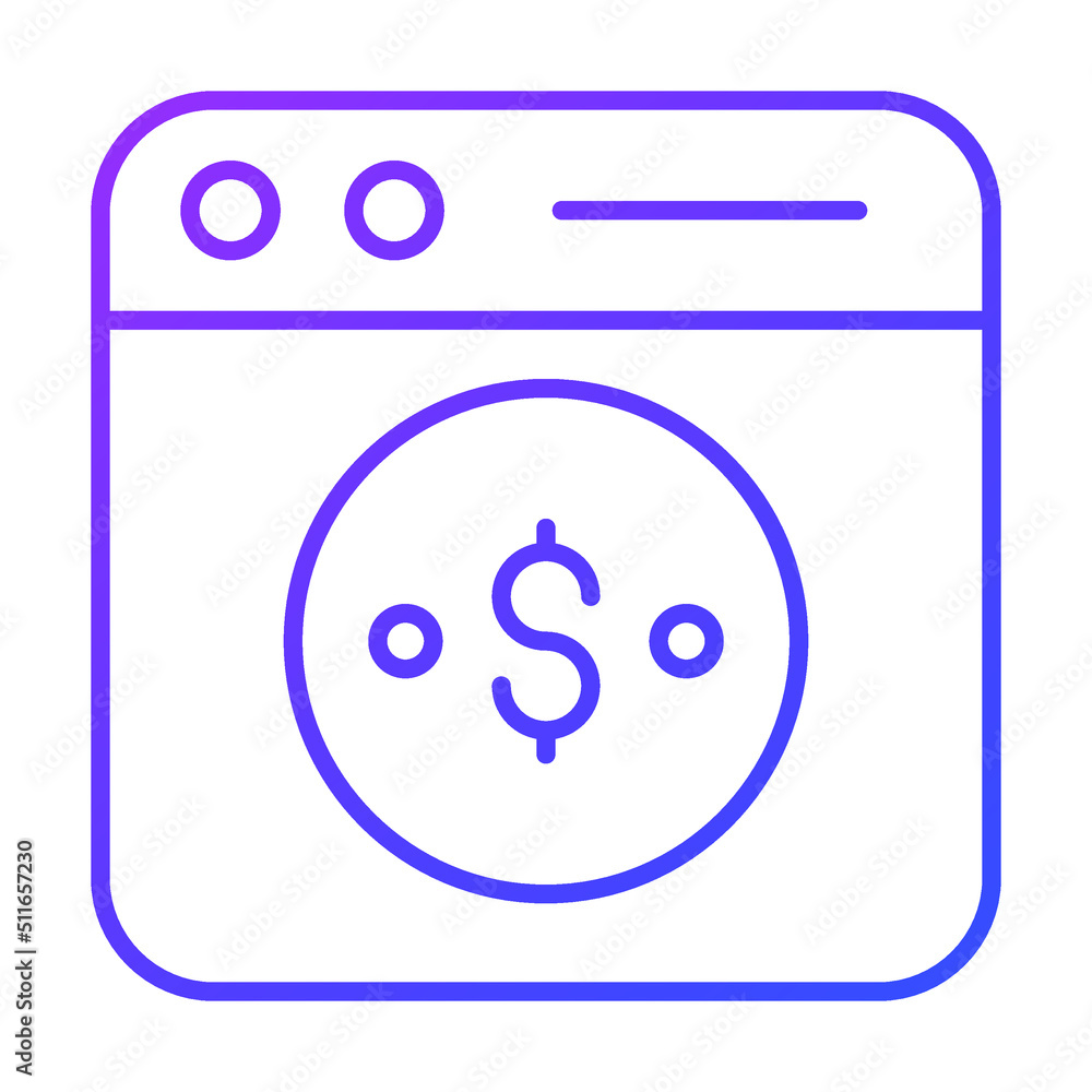 web page Finance Related Vector Line Icon. Editable Stroke Pixel Perfect. web page Finance Related Vector Line Icon. Editable Stroke Pixel Perfect.