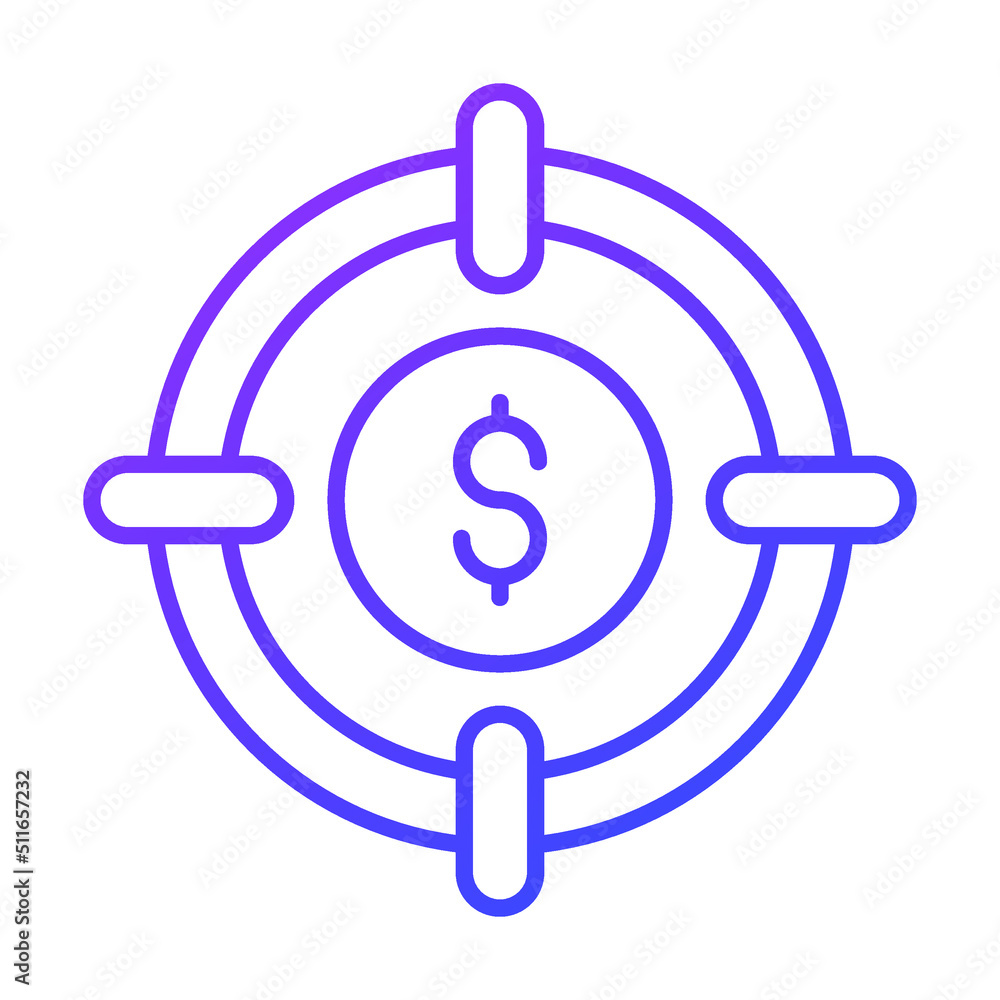 target Finance Related Vector Line Icon. Editable Stroke Pixel Perfect. target Finance Related Vector Line Icon. Editable Stroke Pixel Perfect.