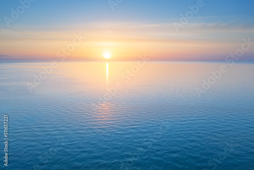 Sundown on the sea. © GIS