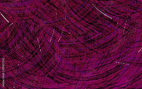 Light Pink vector texture with curved lines.