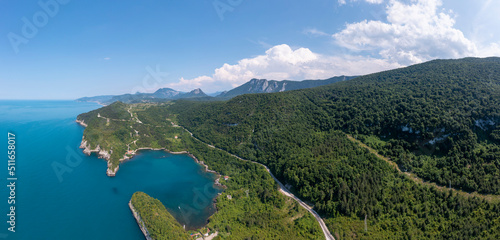 Beautiful landscape of Gideros Bay - Cide, Kastamonu, Turkey photo