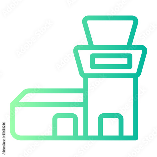 airport gradient icon