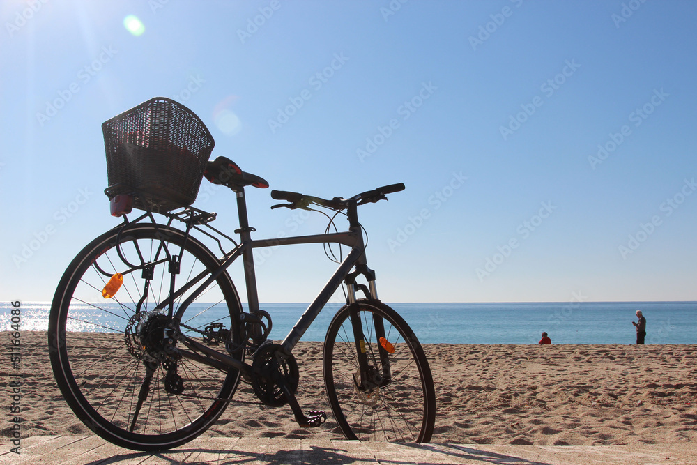 vacation at sea with a bike. sports holidays at sea vacation at sea with a bike. sports holidays at sea