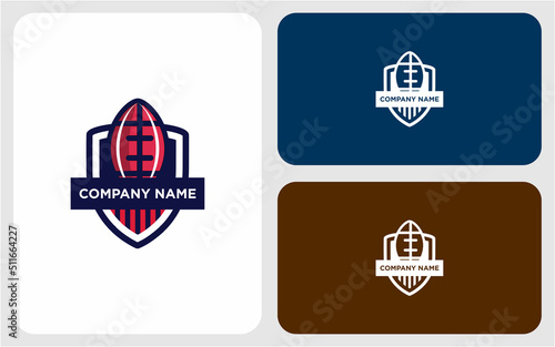 rugby, american football design template