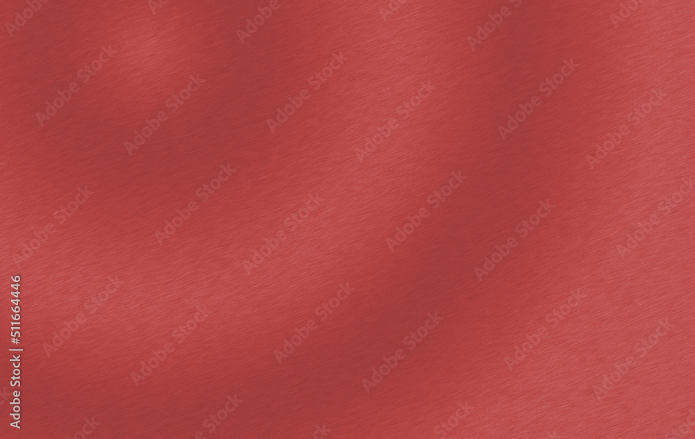 Fototapeta premium Red metal plate background or red brushed steel surface