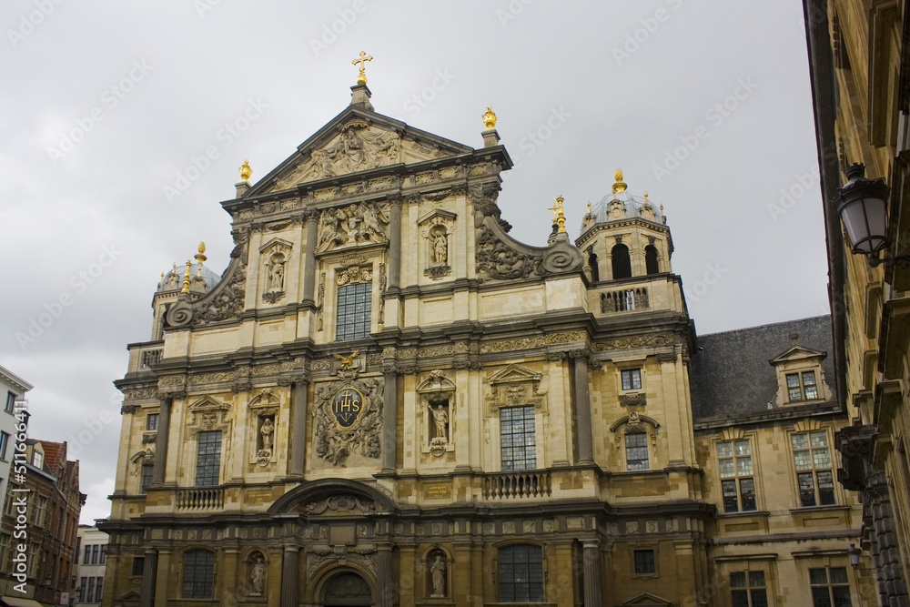 Charles Borromeo Church in Antwerp, Belgium