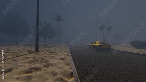 driving in fog