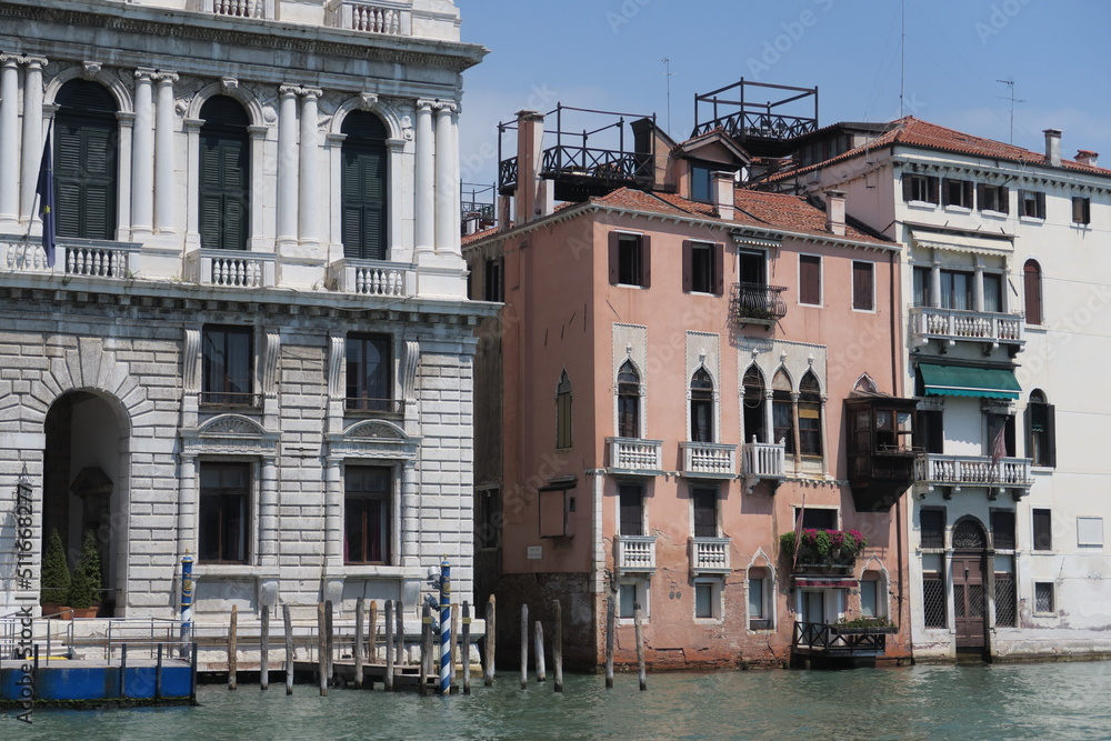 Palais sur le Grand Canal. Venise. Italie.
