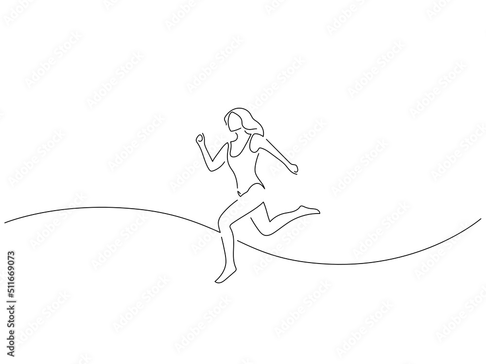 Woman on summer vacation in line art drawing style. Composition of a person on holidays. Black linear sketch isolated on white background. Vector illustration design. Woman on summer vacation in line art drawing style. Composition of a person on holidays. Black linear sketch isolated on white background. Vector illustration design.