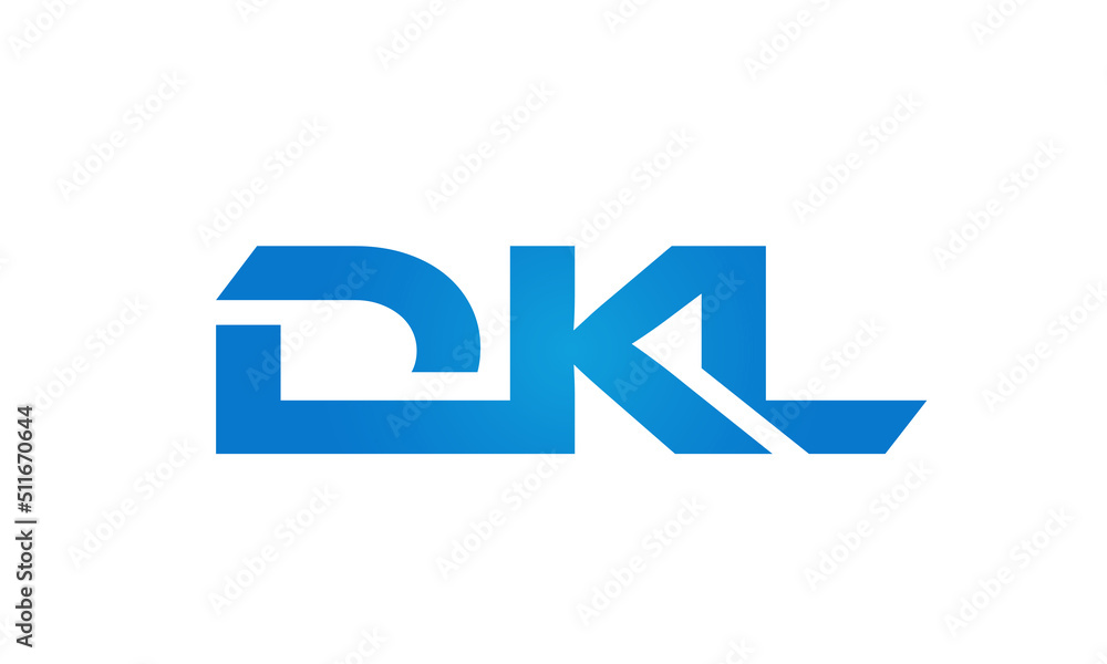 Connected DKL Letters logo Design Linked Chain logo Concept
Connected DKL Letters logo Design Linked Chain logo Concept