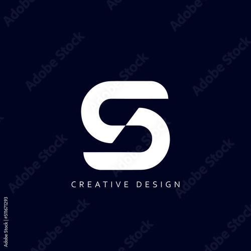 Letter CS or SC Logo Design Using letter C and S , SC or CS Monogram
