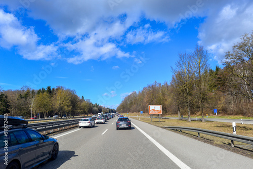 A7 Memmingen Richtung Ulm vor Dreieck Hittistetten  © Ilhan Balta