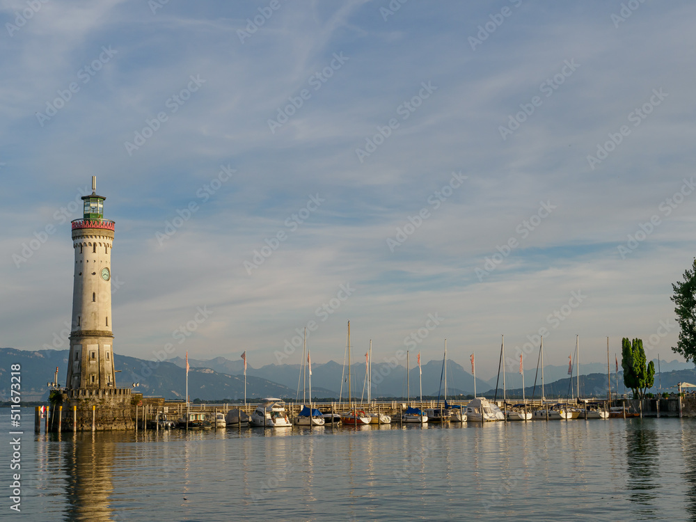 Sommerabend in Lindau am Bodensee Sommerabend in Lindau am Bodensee