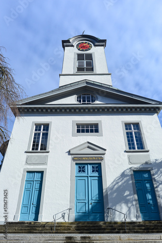 Reformierte Kirche Embrach im unteren Tösstal im Bezirk Bülach, Kanton Zürich photo