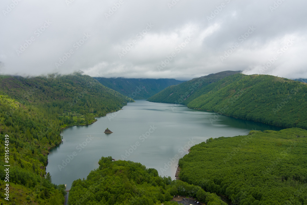 lake in the mountains