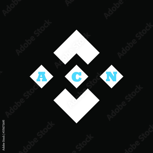 ACN letter logo creative design with vector graphic