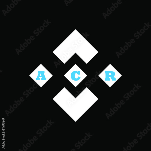 ACR letter logo creative design with vector graphic photo