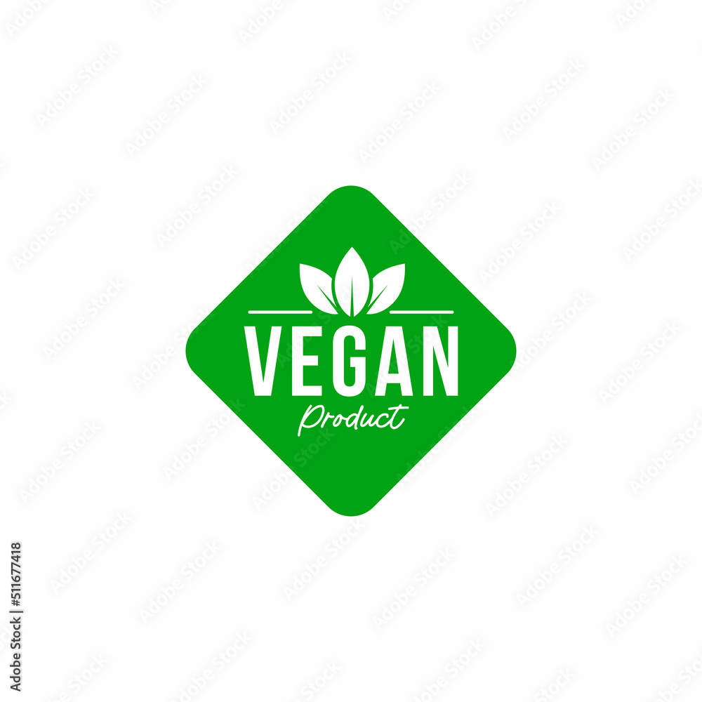 vegan logo for vegan healthy green food badge labels product business vegan logo for vegan healthy green food badge labels product business