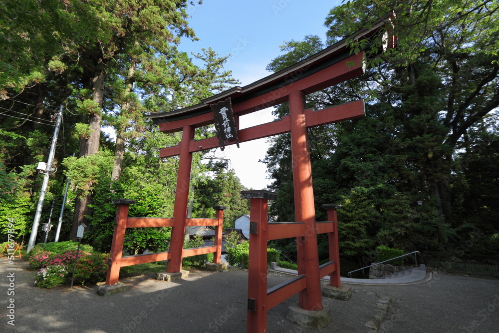 貫前神社　勅額鳥居　群馬県　富岡市