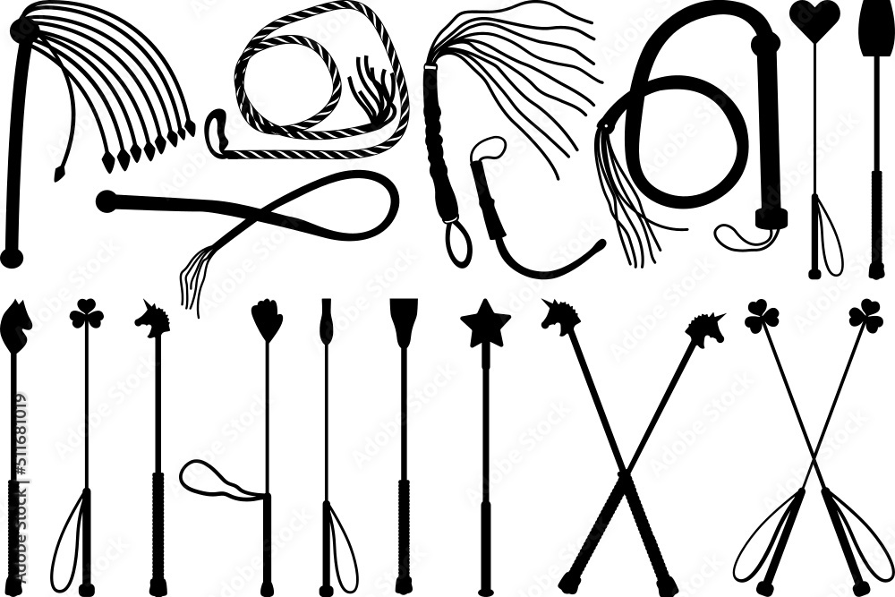 Riding Crops SVG Cut Files Riding Crops Silhouette Equestrian
