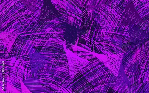 Dark Purple vector pattern with random forms.