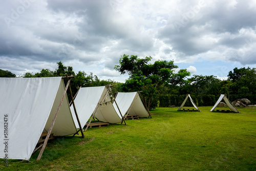 tent camping in the forest © Patpa