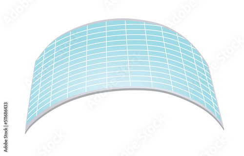 Solar panel isolated. vector illustration