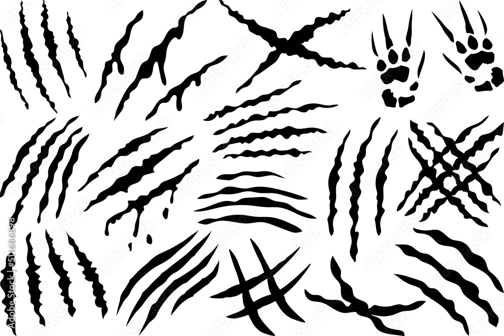 Dinosaur Claw Marks SVG: Uncovering the Prehistoric Past