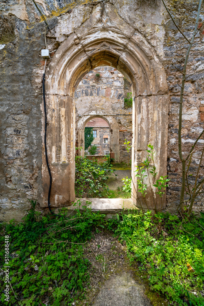 entrance to the church