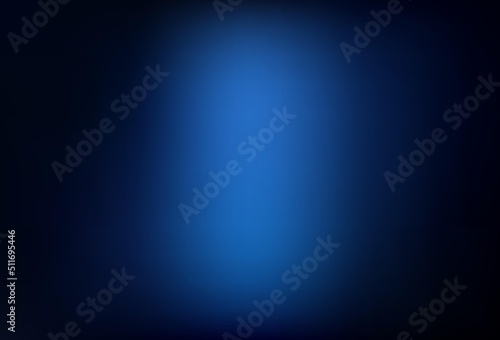 Dark blue vector gradient blur layout.