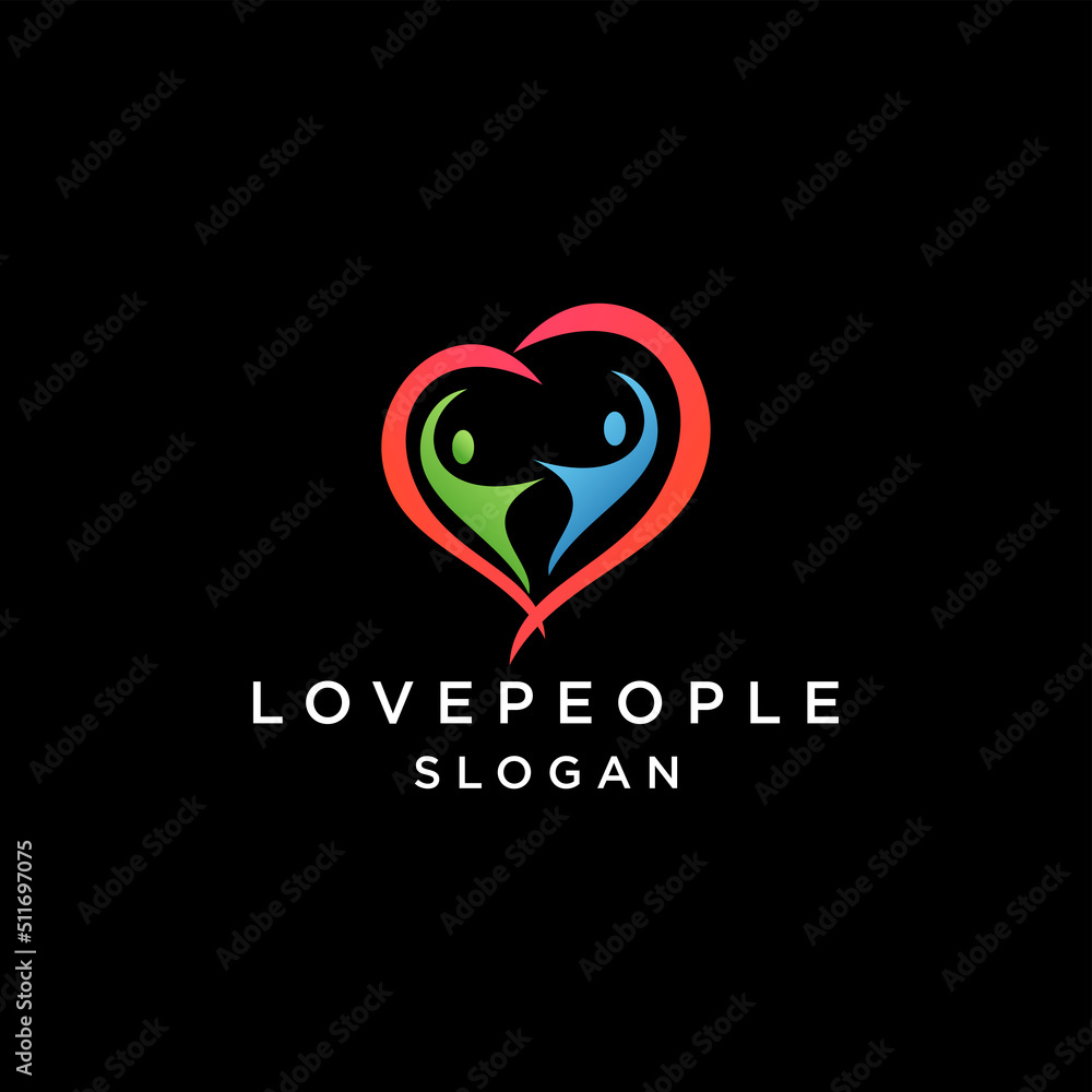 People logo design icon template People logo design icon template