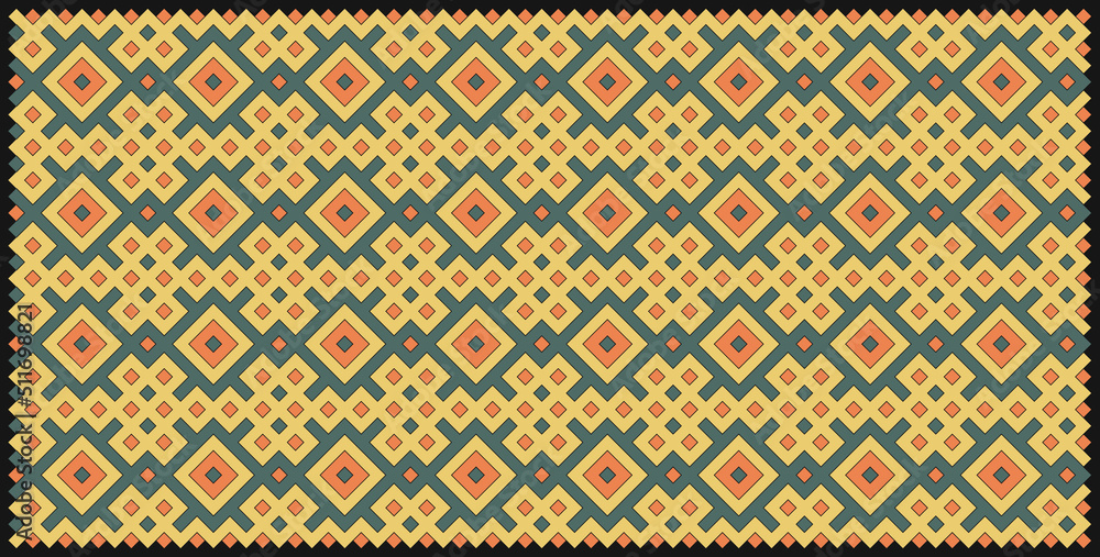 Multicolor truchet tiling connections illustration Multicolor truchet tiling connections illustration
