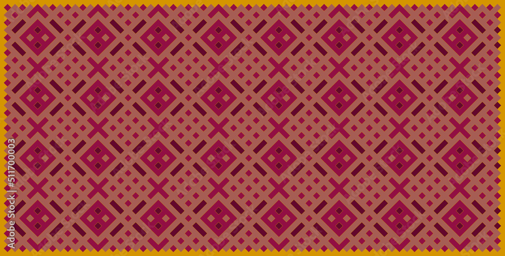Multicolor truchet tiling connections illustration Multicolor truchet tiling connections illustration