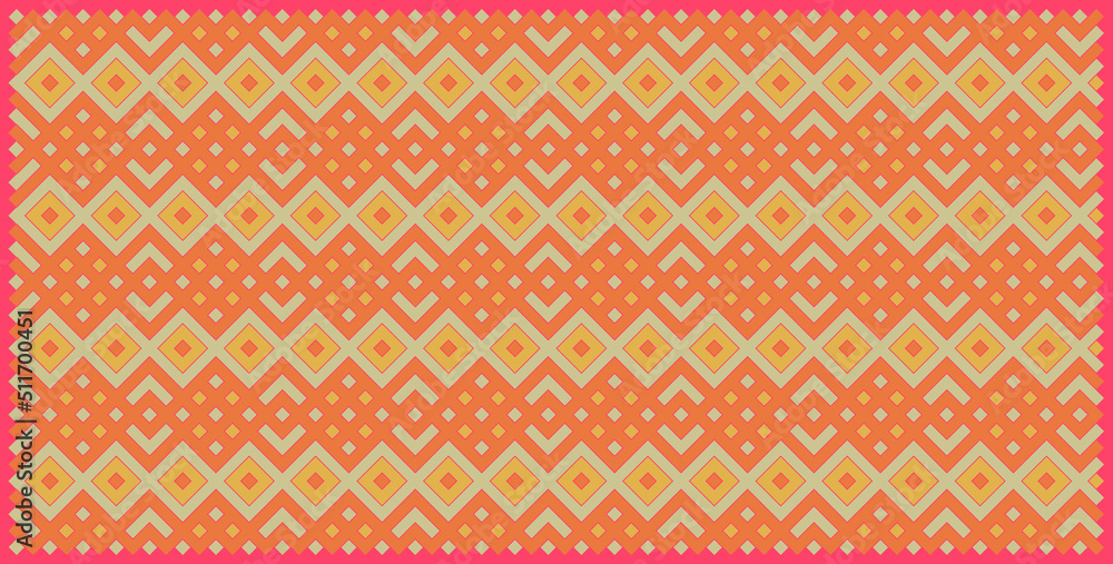 Multicolor truchet tiling connections illustration Multicolor truchet tiling connections illustration