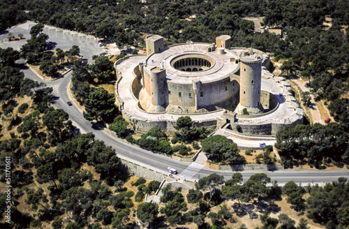 Castillo de Bellver(s.XIV).Ciudad de Palma. Mallorca. Baleares.España.