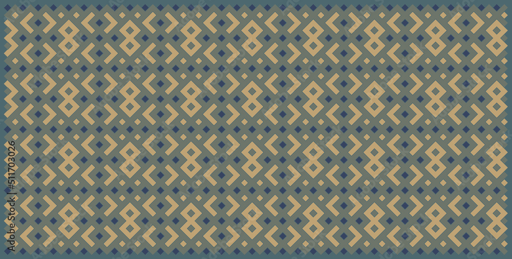 Multicolor truchet tiling connections illustration Multicolor truchet tiling connections illustration