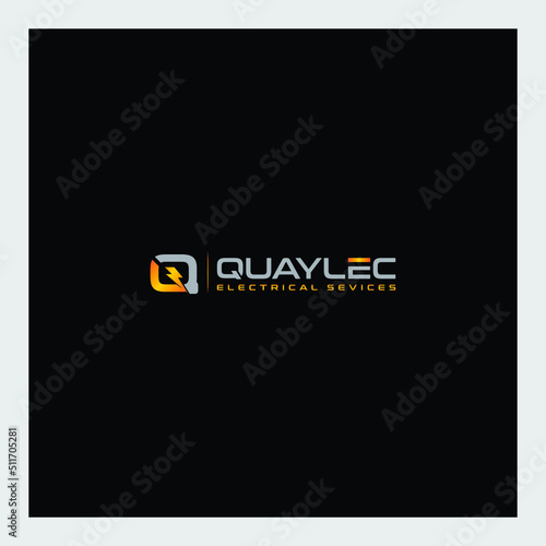 unique initial q logo