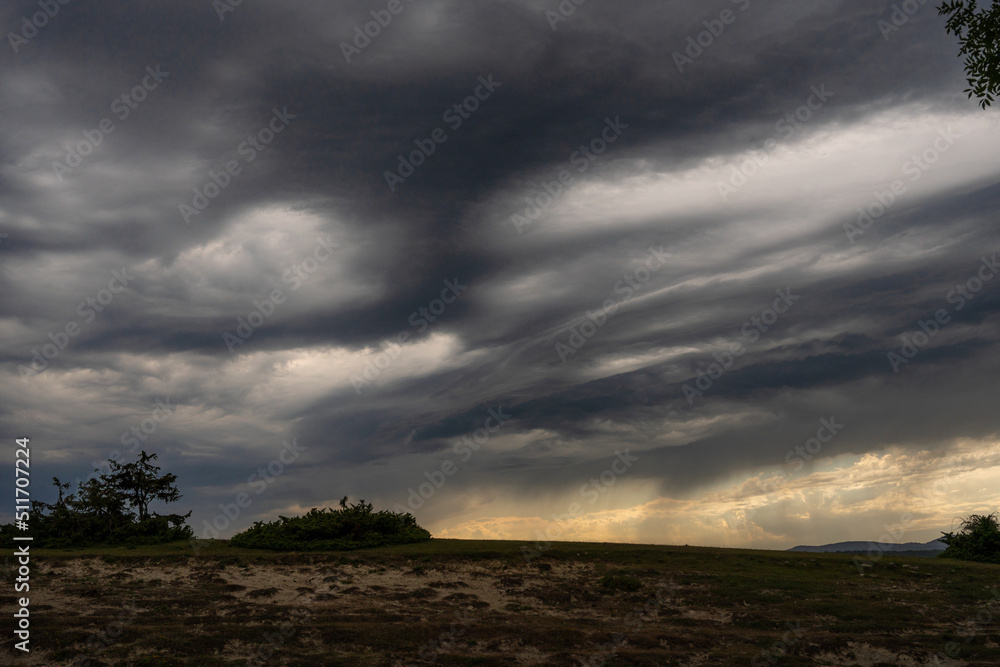 Ciel mystique dans le sud de la France Ciel mystique dans le sud de la France