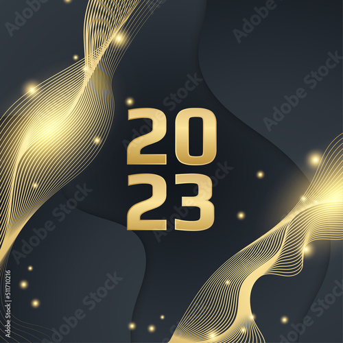 Happy new year 2023 background