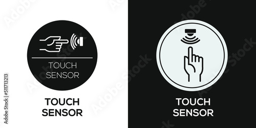 Creative (Touch Sensor) Icon, Vector sign.