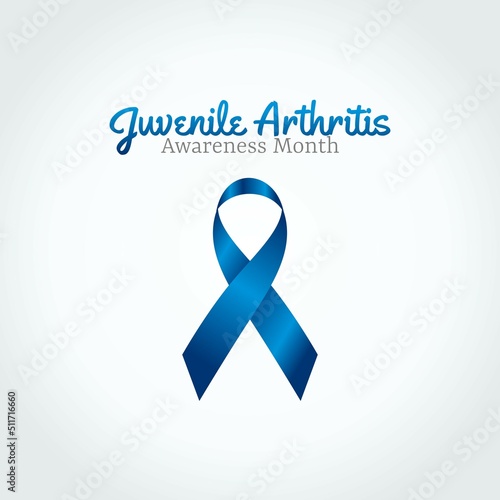 vector graphic of juvenile arthritis awareness month good for juvenile arthritis awareness month celebration. flat design. flyer design.flat illustration.